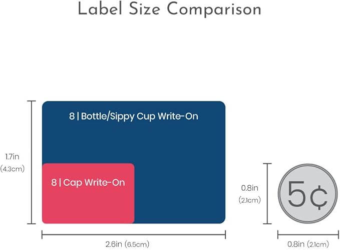 Name Bubbles - Reusable Baby Bottle Labels for Daycare (20 Labels) - Kids Washable Name Tags for Bottles, Sippy Cups, & Snack Containers, Waterproof, Baby Name Stickers, Write-On (Truck)
