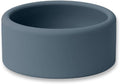 APLAINR Solid Bowl, Silicone Bowl for Baby, Toddler & Kids, 9 fl oz, Non Slip, Heavy Base, Deep, Microwave & Dishwasher Safe, No BPA, Cereal, Soup, Snack Dishes & Dinnerware, Blue Hour