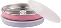 Stainless Steel Divided Plates + Silicone Sleeve and Storage Lid | Baby, Toddler, Kids | Dinner & Snack Plates | 2 Pack