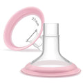 27mm Maymom MyFit Shields, Pano Series; Compatible with Medela Breast Pump- PersonalFit, Freestyle, Harmony, Maxi, Freestyle Flex Connector; Connect to Maymom Widemouth/Narrow Connector, 2pcs