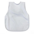BapronBaby Minimalist Light Grey Bapron - No Neck Tie Safer Bib for Baby & Toddler - Soft Waterproof Stain Resistant - Machine Washable - Sz Baby/Toddler 6m-3T