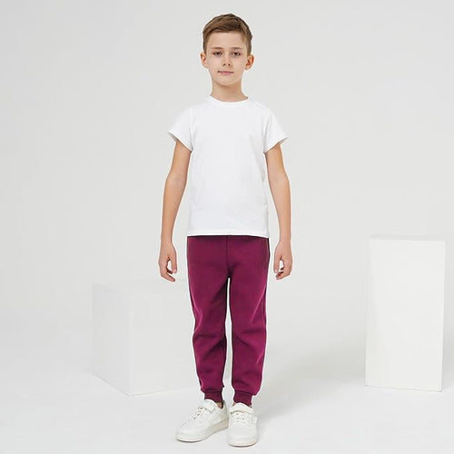 3 Pack Boy's and Girl's Fleece Pull on Jogger Sweatpant with Pockets and Drawstring 2-13 Years