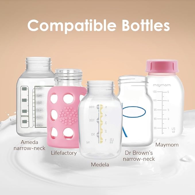 Maymom MyFit 11 mm Small Shields, Compatible with Medela Breast Pump- PersonalFit, Freestyle, Harmony, Maxi, Flex Connector, Connect to Widemouth/Narrow Connector, 2pcs