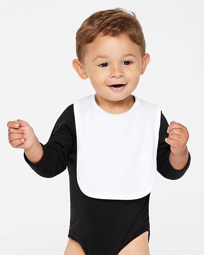 World's Coolest Kid Funny Cute Humor Infant Premium Jersey Baby Bib