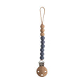 mushie 100% Silicone Baby Pacifier Clip BPA Free | Eva (Iron)
