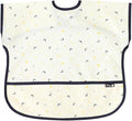 Short Sleeve Waterproof Bib for Toddlers – Feeding Apron for Mealtime, Daycare, Self-Feeding & Messy Play, Baby Bib