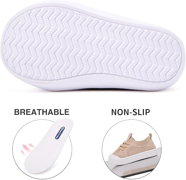 BMCiTYBM Baby Shoes Boy Girl Infant Sneakers Non-Slip First Walkers 6 9 12 18 24 Months