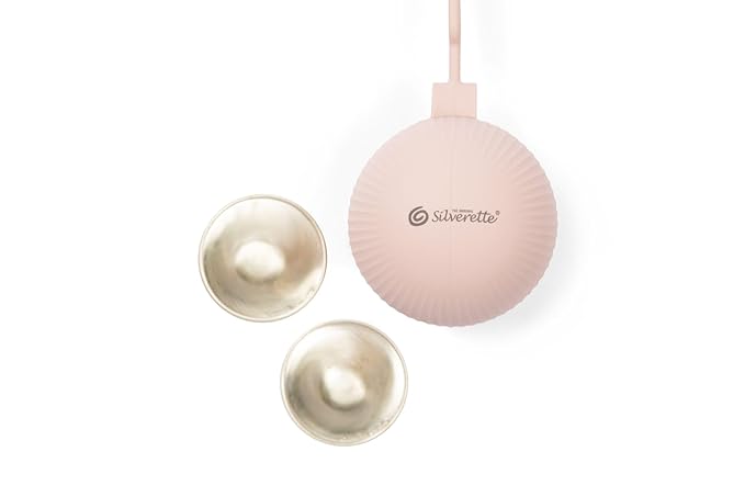 Silverette Happy Nipples Nursing Cups Holder and Carrying Case