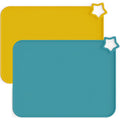 Moonkie Silicone Placemats for Baby & Kid, Stain-Proof Non-Slip Toddler Food Mats Eating Table Mat with 2 Packs