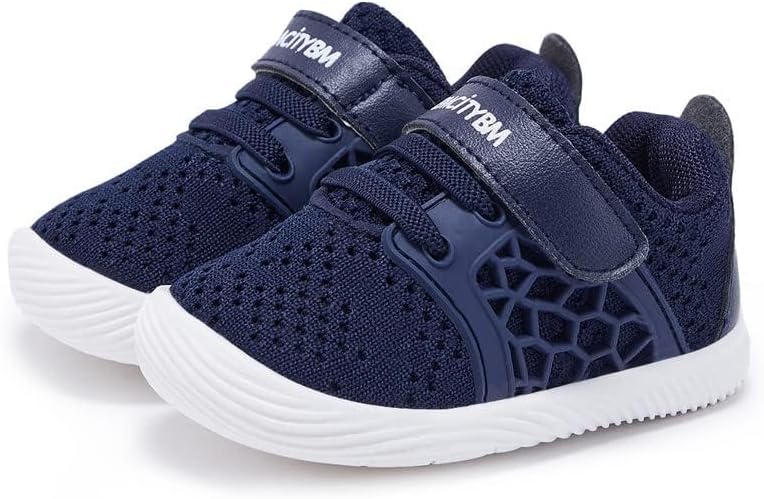 BMCiTYBM Baby Boy Girl Shoes Breathable Mesh Walking Shoes Lightweight Non-Slip Sneakers Infant First Walkers 6 9 12 18 24 Month
