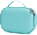 Wearable Breast Pumps Carrying Case, Hard Shell Breast Pump Bag with Waterproof Removable Tray, Breast Pump Storage Bag Compatible with Most of Wearable Breast Pumps (Teal)