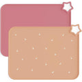Moonkie Silicone Placemats for Baby & Kid, Stain-Proof Non-Slip Toddler Food Mats Eating Table Mat with 2 Packs