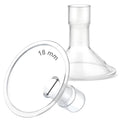 Maymom MyFit 18 mm Small Shields, Compatible with Medela Breast Pump Parts- PersonalFit, Freestyle, Harmony, Maxi, Flex Connector, Connect to Widemouth/Narrow Connector, 2pcs