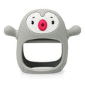 Teething Toy for Infants & Babies, Teethers for Babies 3-6 Months, Baby Teethers 0-6 Months, Teething Toys 6-12 Months, TotCo Never-Drop Baby Teething Toy, Grey