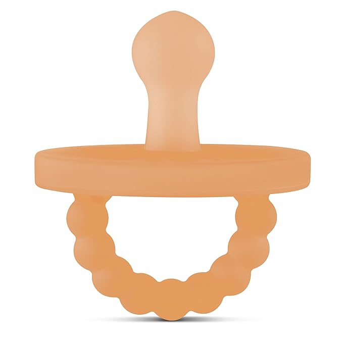 Ryan & Rose Cutie PAT Pacifier Teether (Bulb, Clear Rubber)
