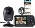 Smart Video Baby Monitor,2.8inch Display,1080p Camera,1500ft Long Range,WiFi On/Off Switch,Night Vision,Feeding Clock,Temperature Detection,2-Way Talk,Free Smart Phone App