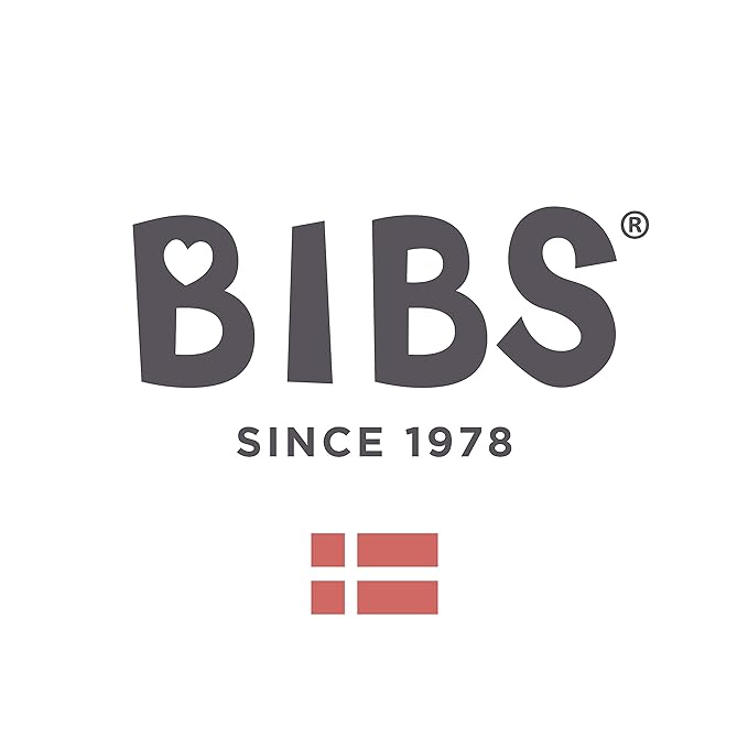 BIBS Baby Glass Bottle Complete Set 110 ml | BPA Free Natural Rubber | Made in Denmark | Blush