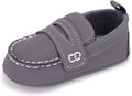 LONSOEN Baby Girls Boys Loafers Prewalker Dress Crib Shoes