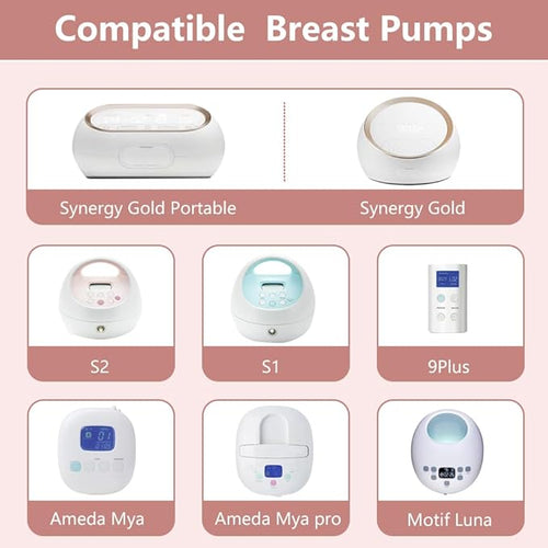 2pcs 21mm Flanges Compatible with Spectra S2 S1 9 Plus Ameda MYA Motif Luna Cimilre Breastpumps, Replacement to Spectra Pump Parts Spectra Flange, for Spectra Pump Parts and Spectra Shield