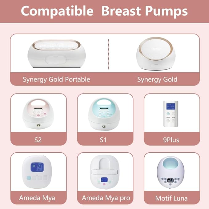 2pcs 27mm Flanges Compatible with Spectra S2 S1 9 Plus Ameda MYA Motif Luna Cimilre Breastpumps, Replacement to Spectra Pump Parts Spectra Flange, for Spectra Pump Parts and Spectra Shield