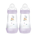 MAM Easy Start Anti-Colic Baby Bottle 9 oz, Medium Flow, Breastfeeding-Like Silicone Nipple Bottle, Reduces Colic, Gas, & Reflux, Easy-to-Clean, BPA-Free, Vented Baby Bottles for Newborns, 2+ Months