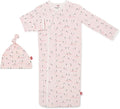 Magnetic Me Modal Newborn Sleeper Gown & Hat Set | Silky Soft Modal Fabric Sleep Sack