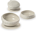 Miniware Sensory Baby Bowl - Oat - Silicone Bowls for baby to Combine Mealtime with Sensory Development - 100% Food Grade Silicone Baby Bowls - BPA Free, Non-Toxic Todddler Bowls