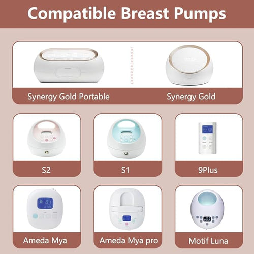 2Pcs Replacement Tubings Compatible with Spectra S2 Spectra S1 Spectra 9 Plus, Soft Silicone Tubing Replace for Spectra Tubing Ameda Tubing Avent Tubing, for Spectra Pump Parts