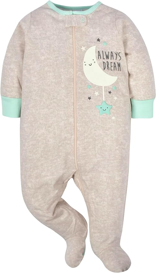 Gerber Baby Boys 4 Pack Sleep 'N Play Footie