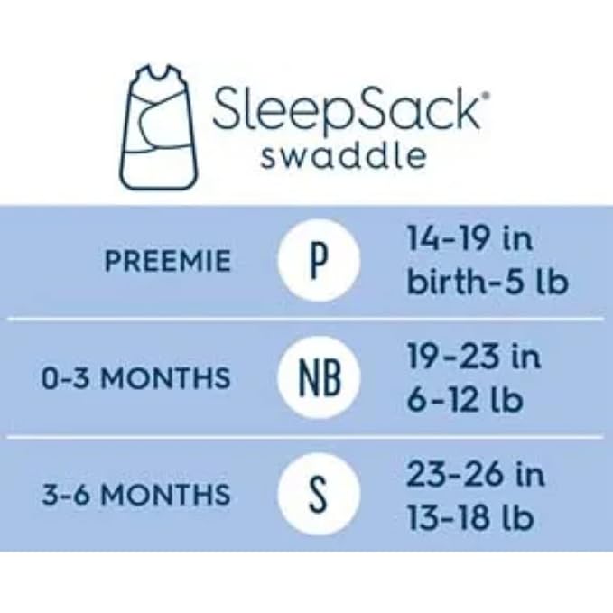 HALO 100% Cotton Sleepsack Swaddle, 3-Way Adjustable Wearable Blanket, TOG 1.5, Stems, Small, 3-6 Months