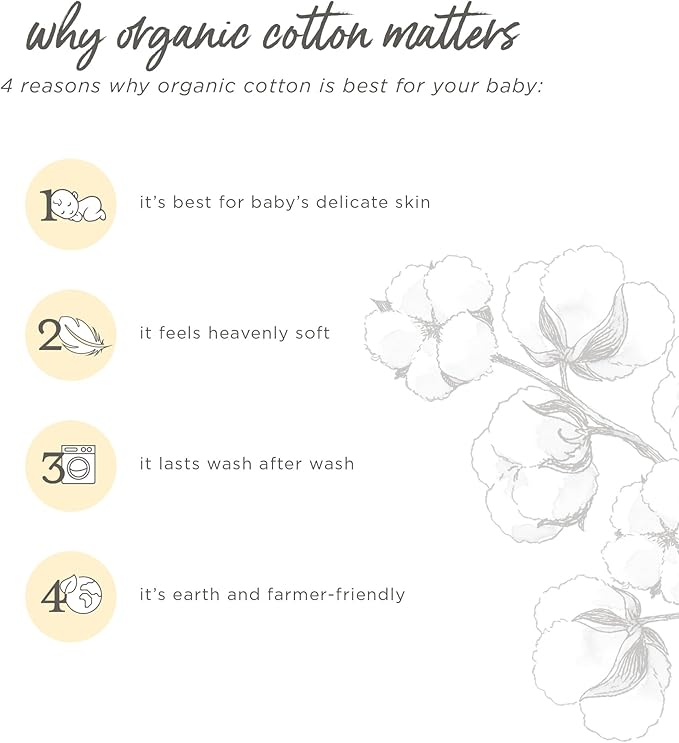 Burt's Bees Baby baby-girls Sleepers, 100% Organic Cotton, One-piece Zip Up Footless Jumpsuit, Snug Fit Pajamas