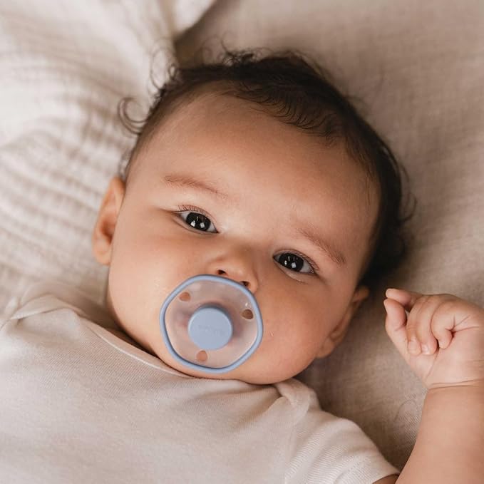 Emulait Baby Pacifier (2 Pack): 0-6 Months - Rose