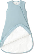 PurComfy Supersoft Sleep Sack 1.0 TOG, Premium Bamboo Viscose Baby Sleeping Bag 2-Way Zipper Sleep Sack Baby Wearable Blanket