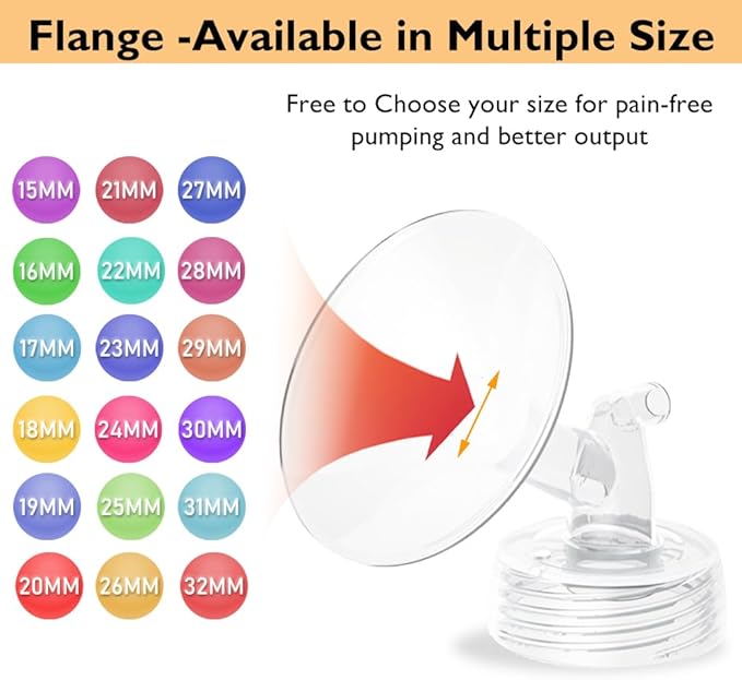 30mm Flange and Duckbill Valve Compatible with Spectra S1 Spectra S2 Spectra9 Plus Synergy Gold Breast Pump, Spectra Pump Parts S2 Parts S2 Accessories Replacement