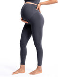 POSHDIVAH Women's Creamluxe Maternity Leggings 25"/28" Over The Belly Pregnancy Yoga Pants Active Workout Leggings