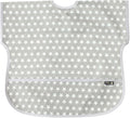 Short Sleeve Waterproof Bib for Toddlers – Feeding Apron for Mealtime, Daycare, Self-Feeding & Messy Play, Baby Bib