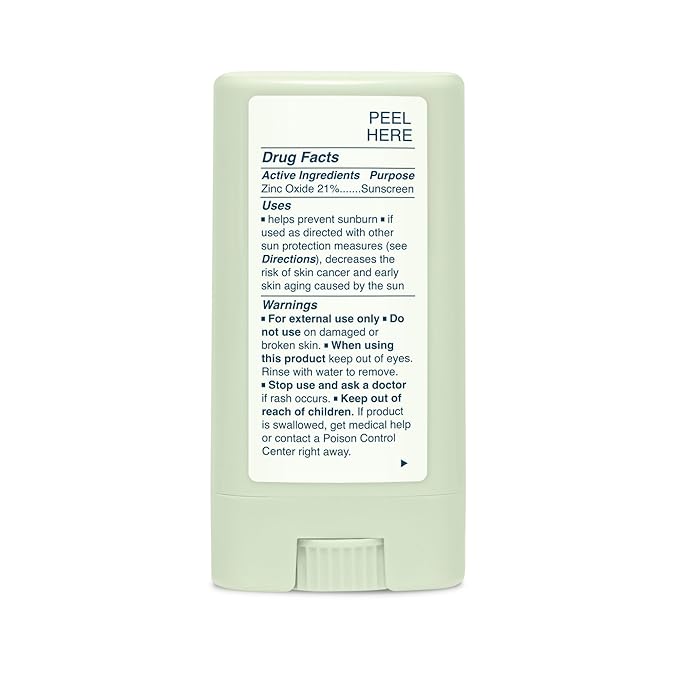 Pipette Baby Mineral Sunscreen Stick SPF 50, Broad Spectrum Sunblock with Non-Nano Zinc Oxide, Water Resistant UVB/UVA Sun Protection for Kids & Sensitive Skin, Perfect for Travel, 0.6 oz