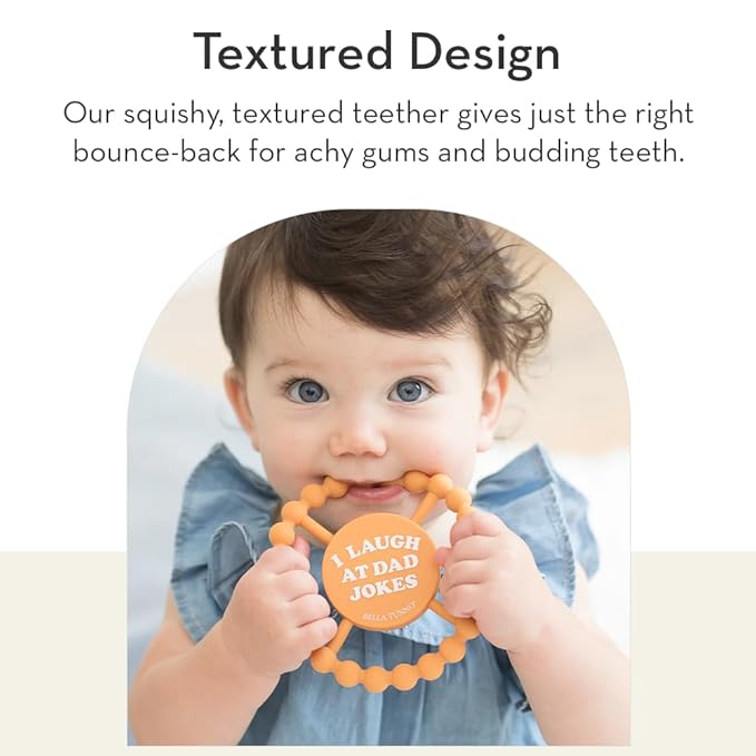 Baby Teether by Bella Tunno, Silicone Teethers for Babies 3-6 months, 6-12 months, Baby Toys, Pacifier, Teething Relief, Boys, Girls, All Hail The Queen