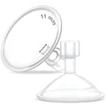 Maymom MyFit Crater Series 11mm Two-Piece Design Small Breastshield Compatible with Medela Breast Pump Parts; Replace Medela Shields; Fit Flex Connector; 2pc