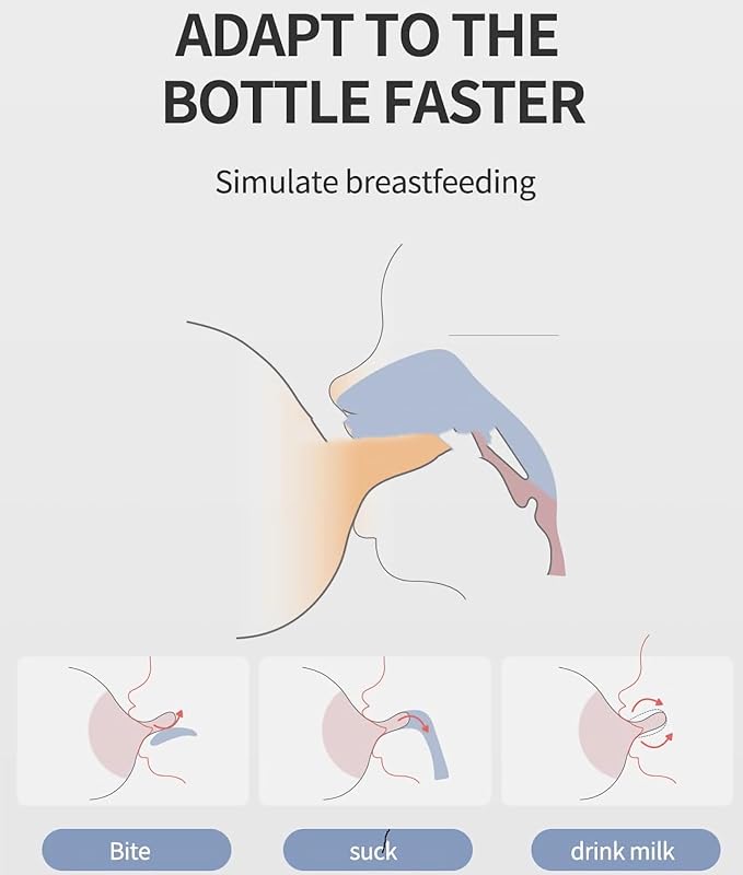 Glass Baby Bottles,Anti Colic Breastfeeding Bottle with Natural Response Nipple Size S,Wide Neck Slow Flow Baby Bottle for Baby,Newborn,Preemie 0-3 0-6 Month,BPA Free (Pink, 1 Pack, 5 Ounce)