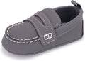 LONSOEN Baby Girls Boys Loafers Prewalker Dress Crib Shoes