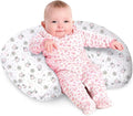 Nursing Pillow, Breast Feeding Pillows for Mom, Pink Calf Soft Cover with Breathable Filling, Feeding Support Pillow for 0-12 Months, Multifunctional Support Cushion for Travel (Cute Calf)