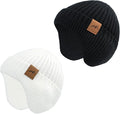 POXIMI Baby Boy Winter Hat Toddler Warm Beanie Girl Knit Hats with Earflap Kid Cute Earmuffs