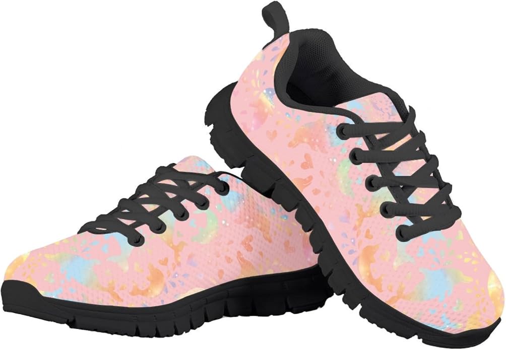 MARSVOVO First Shoes for Walking Boy Girl Athletic Lightweight Flexible Lace-up Breathable Running Shoes Casual Classic Comfortable Non Slip Play Sport Learning to Walk Toddler Girl Sneakers
