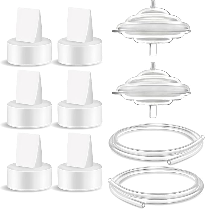 Maymom Pump Parts Compatible with Spectra S1 S2 9 Plus Breastpumps Backflow Protector Duckbill Valve Tube Not Original Spectra Replacement Pump Parts