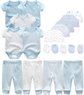 Chamie Newborn Baby Cute Design Bodysuit Short Sleeve One-Piece Baby Clothes for Boys and Girls