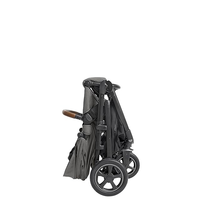 Joie Hazel Height Adjustable Stroller – Travel-Friendly Stroller with Height Adjustable Seat, Multi-Position Recline, and All-Terrain Wheels (Thunder)