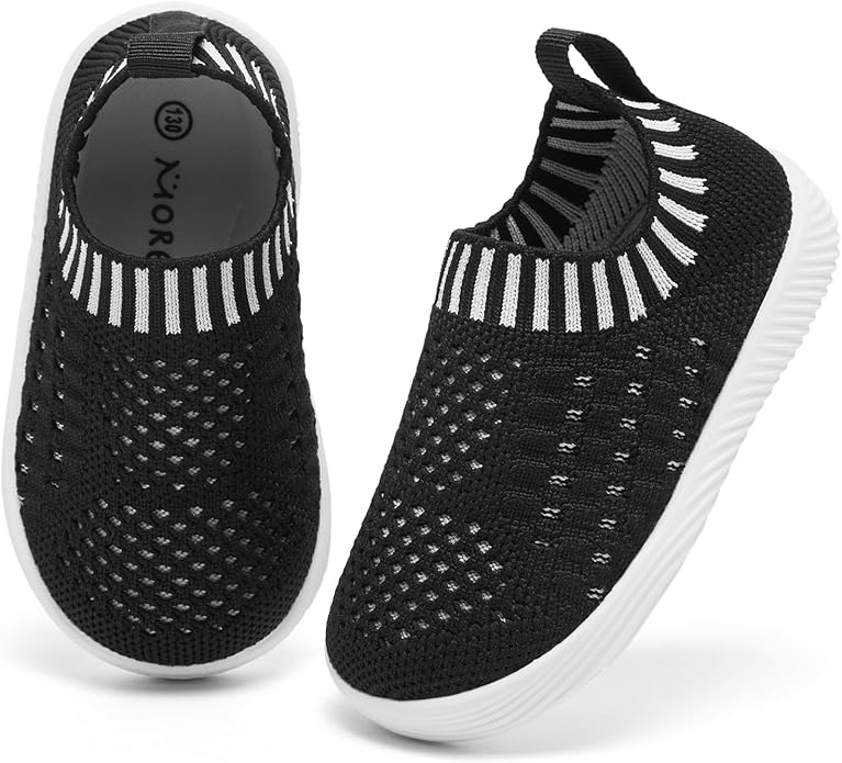 MORENDL Baby Toddler Walking Socks Non-Slip Breathable Unisex Casual Sneakers
