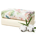 Momcozy Muslin Swaddle Blankets, Ultra Soft Neutral Registry Essentials, Plant Kingdom, Breathable Large 47'' x 47'' Newborn Boys Girls Receiving Blanket