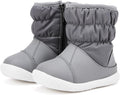 BMCiTYBM Baby Boy Girl Snow Boots Waterproof Winter Warm Booties Nonslip Lightweight Outdoor Shoes for First Walkers 6 9 12 18 24 Months(Infant/Toddler)